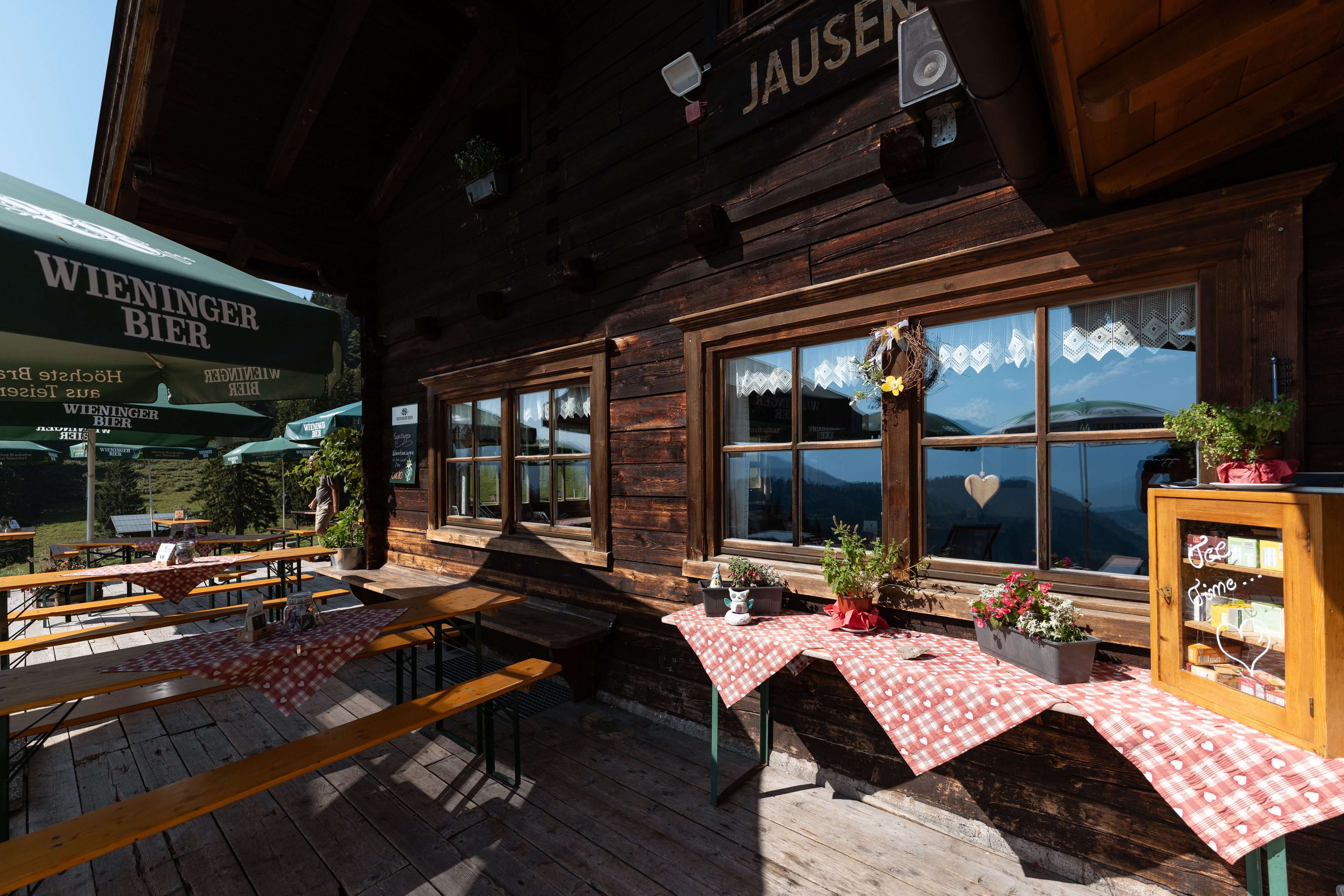 Gesellige Auszeit auf der Wildalm – Sonnenstunden und Stammtisch für Gipfelstürmer.